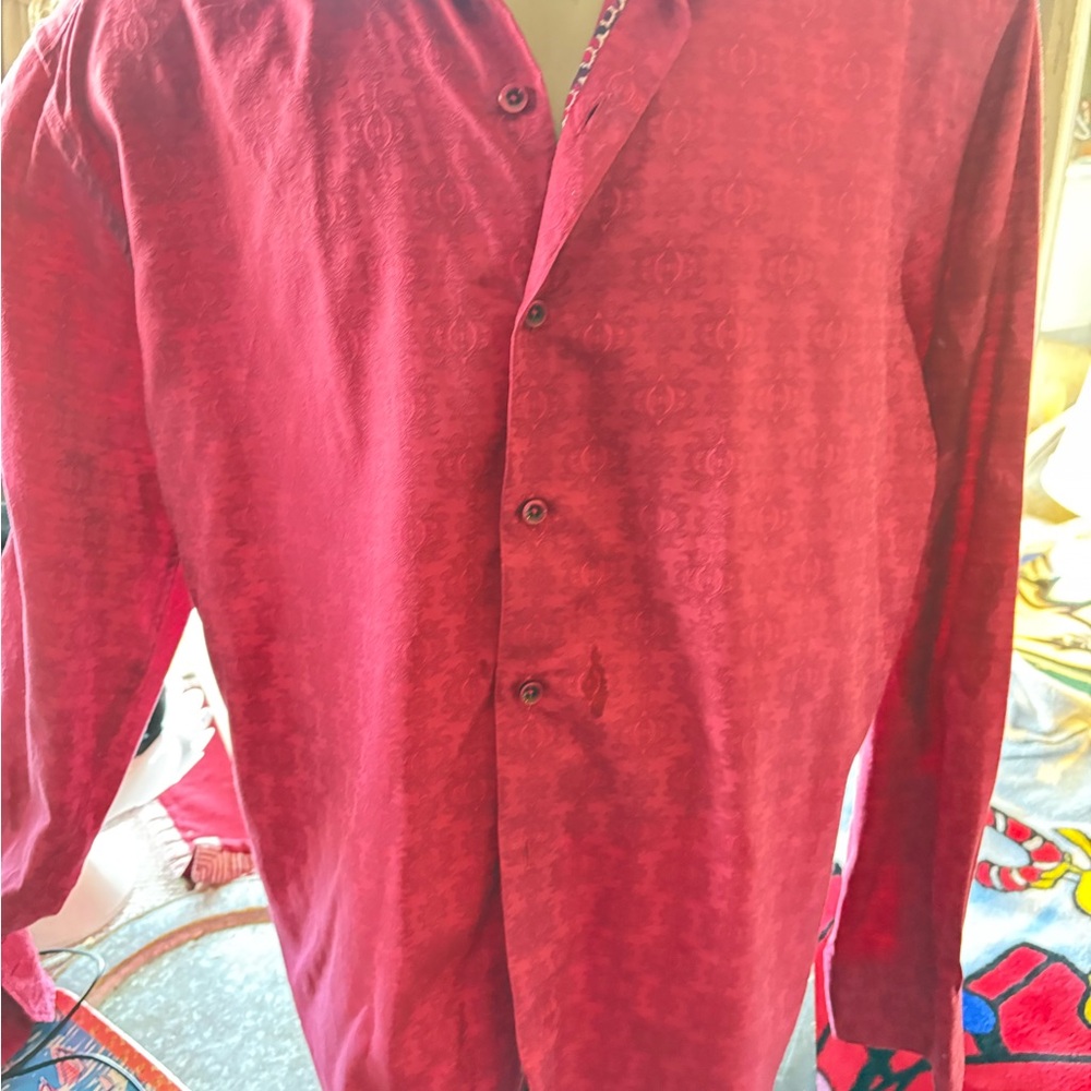 Robert Graham XL Red Button-Up shirt